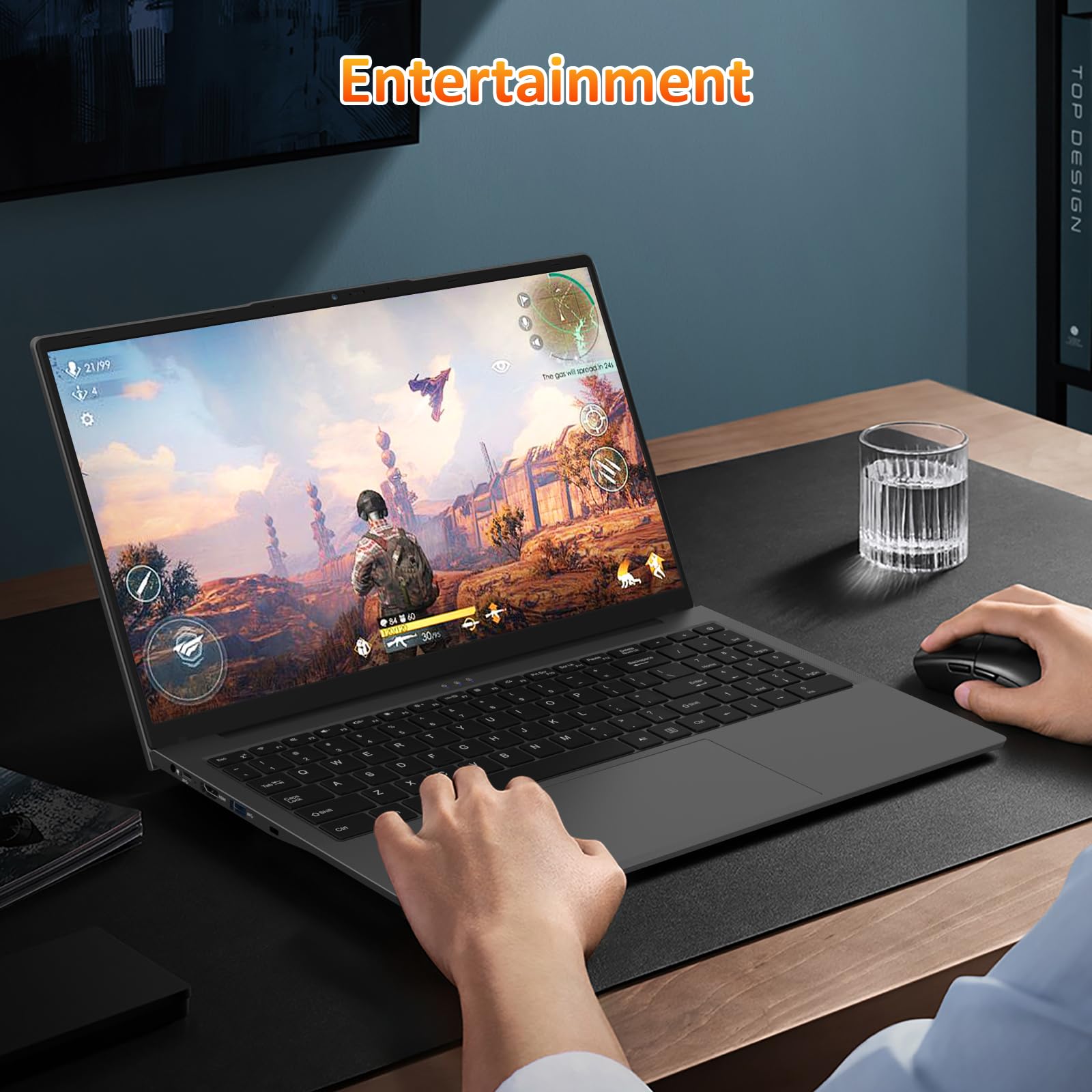 Amazon.com: Portátil para juegos, portátil con AMD Ryzen 7 5825U